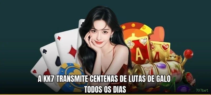 Imagem promocional do cassino online da 707bet mostrando jogos ao vivo